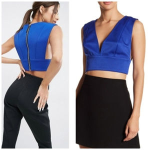 NWT Kendall & Kylie Jenner V-Neck Crop Tank Top